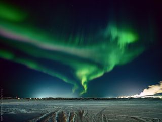 Нарьян-Мар. Заполярное сияние)))