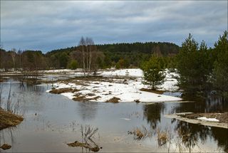 Свет от подсвеченного облака