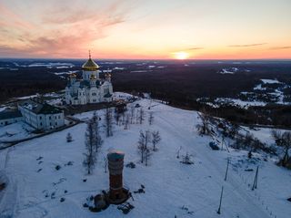 Белогорский монастырь. Рассвет. Март 2025