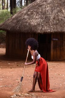 Agikuyu kikuyu traditional portraits outdoors on locations at the Bomas of Kenya Nairobi City County County Kenya East Africa