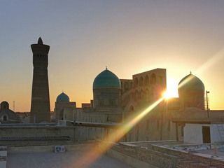 Бухара на закате