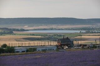 Вид на Бахчисарайское водохранилище