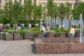 Сад-Трансформер на Московской площади
