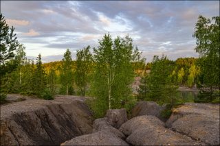 Восход на старых карьерах