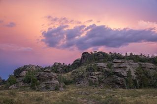 На закатном солнышке