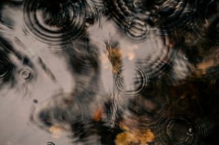 Капли на стекле