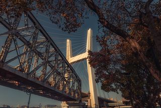 Новосибирск набережная мосты