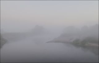 Молочный рассвет на Жиздре