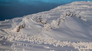 02 Скалы Верблюды обильно припорошены снегом