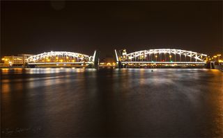 Большеохтинский мост Петра Великого