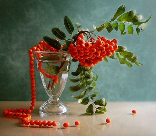 Рябиновые бусы