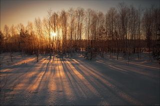 Закат в лучах