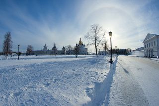 Тобольск, Тюремный замок, взгляд через \