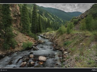Быстрые воды реки Тургень.