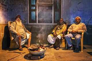 Вечерело... Вриндаван.