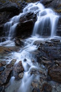 Тульйок, подножие стометрового каскада на ручье-притоке.