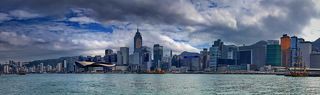 Вид на остров Гонконг с Аллеи Звезд