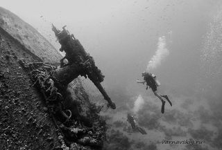 Погибший корабль Thistlegorm