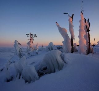 Зима на Ладожском озере