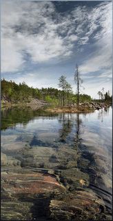 Моренное озеро в Южной Карелии