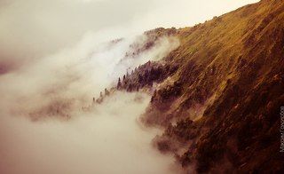 В туманности гор