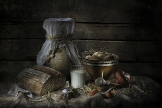 ужин с простоквашей