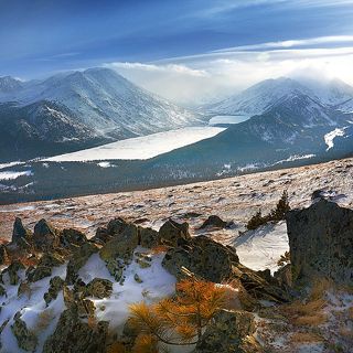 Нижнее и Среднее Мультинское озеро.