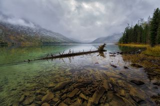 Среднее Мультинское озеро. 17 сентября.