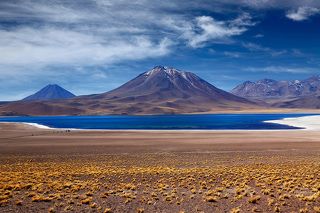 Высокогорная лагуна Мисканти. Высокогорные лагуны (МИСКАНТИ и МИНИКЕС): обширное плато на внутреннем плоскогорье Центральных Анд называется АЛЬТИПЛАНО (высокое плато). Здесь можно увидеть две лагуны. Первой по счету при восхождении будет лагуна Мисканти. Ее площадь составляет 15 квадратных км., и зимой она полностью замерзает. Затем идет лагуна Миникес площадью 5 квадратных км. С обеих лагун открывается потрясающая высокогорная панорама. Здесь водятся дикие лисы, викуньи и андские нанду (южноамериканские страусы). Высота: 4,200 метров над уровнем моря.