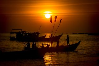 Закат. Нгапали.