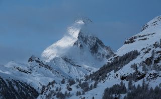 Самый фотографируемый пик Европы - Маттерхорн.