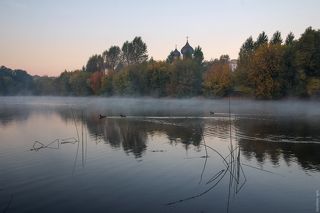 Покровский собор на Измайловском острове. Серебрянно-виноградный пруд.