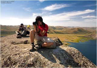 Фотосафари на Сибинах. Высоко и ветренно (поэтому сидим :)