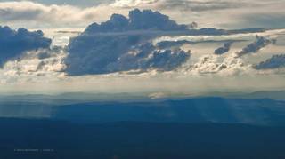 Вид с хребта Зигальга. Южный Урал.
