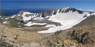 Оштен,  наверху.