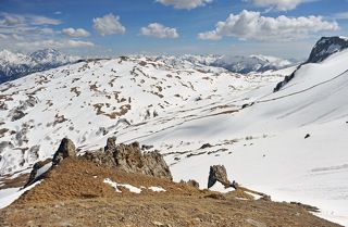 Солнце и безветрие в начале маршрута!