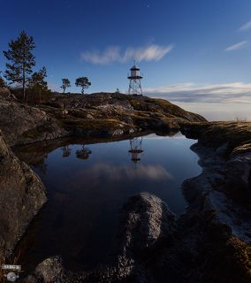 панорама из двух горизонтальных кадров на 17мм, фокус-стекинг для увеличения глубины резкости