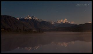 Язевое. Белуха. Ночь. 20 сек. Наверно 58мм.