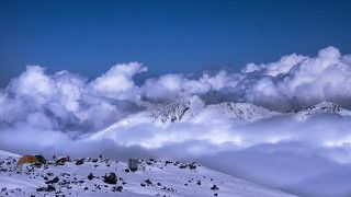 В штурмовом лагере 3800