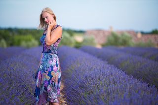 Лавандовые поля Валенсоля, Прованс, Франция