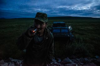 Костя - водитель вездехода.