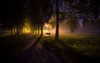 Подмосковная ночь.