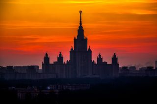 Закатный силуэт.