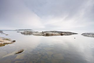 Острова Такионлуодот. Туман на рассвете.