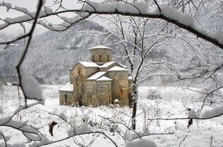 Зима в Архызе