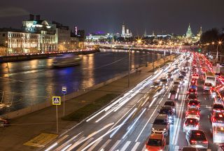 Трассеры на набережной