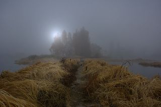 Утро туманное.