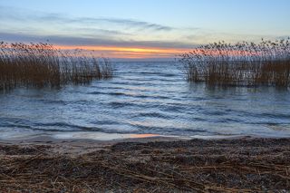 Встречая новый день. Куршский залив, посёлок Рыбачий.