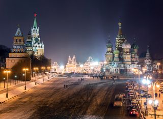 Рождественская Красная Площадь