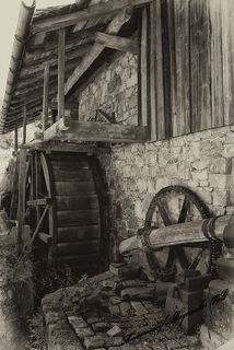 Водянное колесо для кузни.